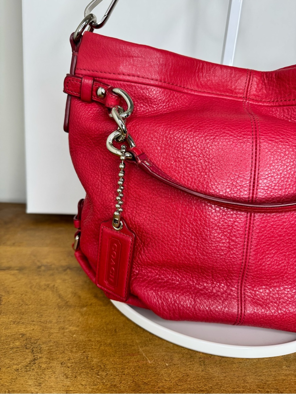 Coach Brooke Pebbled Leather Hobo Bag - Picture 2 of 14